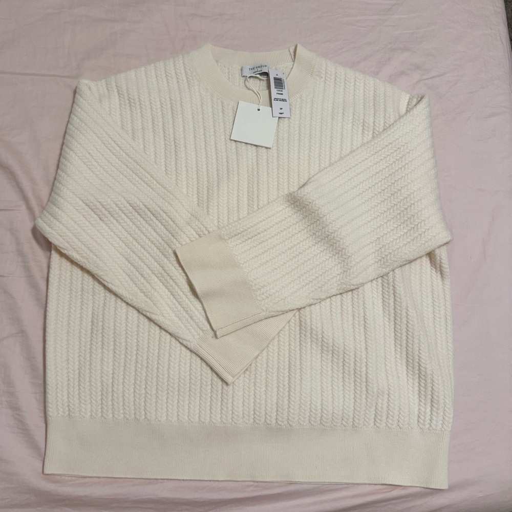 Aritzia Babaton Cream Sweater - 100% Merino Wool